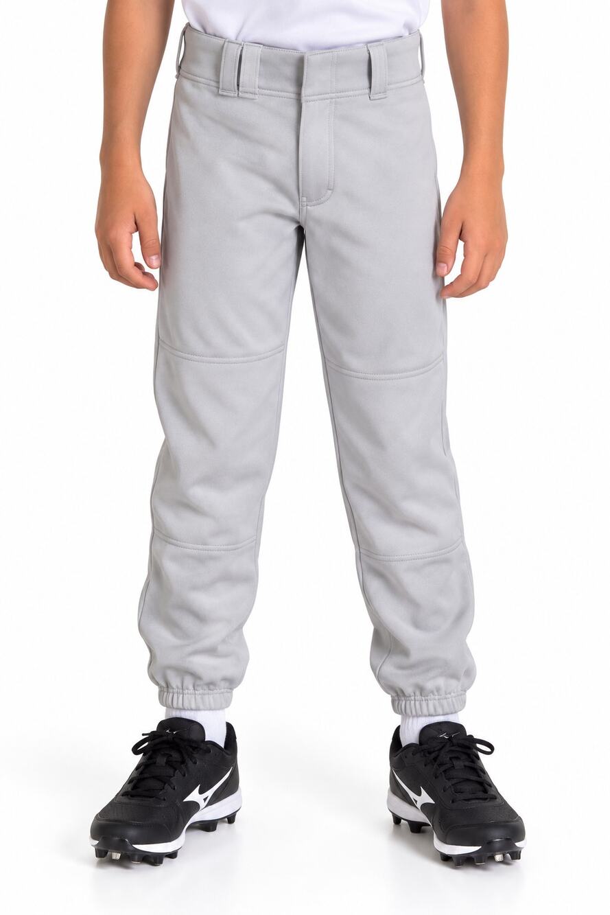 Easton Youth XS Gray Baseball Pants Elastic Cuff